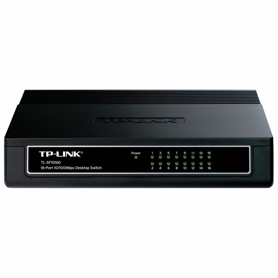 TP-LINK TL-SF1016D - 16 Port 10/100Mbps Fast Ethernet Switch