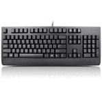 Lenovo Preferred Pro II Keyboard - Cable Connectivity - USB Interface - English, Belgian - AZERTY Layout - Black