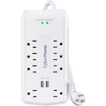 CyberPower P806U Home Office 8 - Outlet Surge with 2700 J