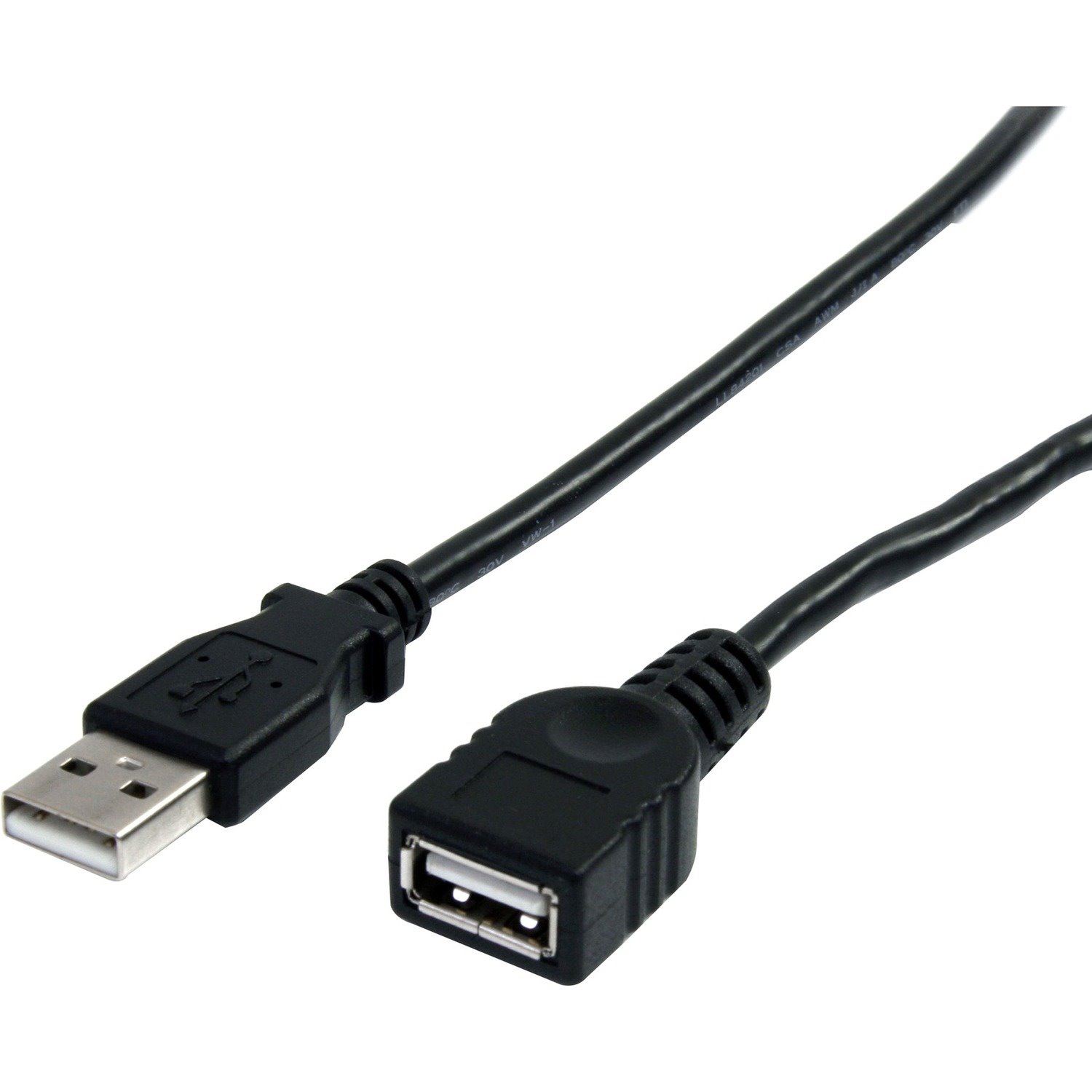 StarTech.com 3 ft Black USB 2.0 Extension Cable A to A - M/F