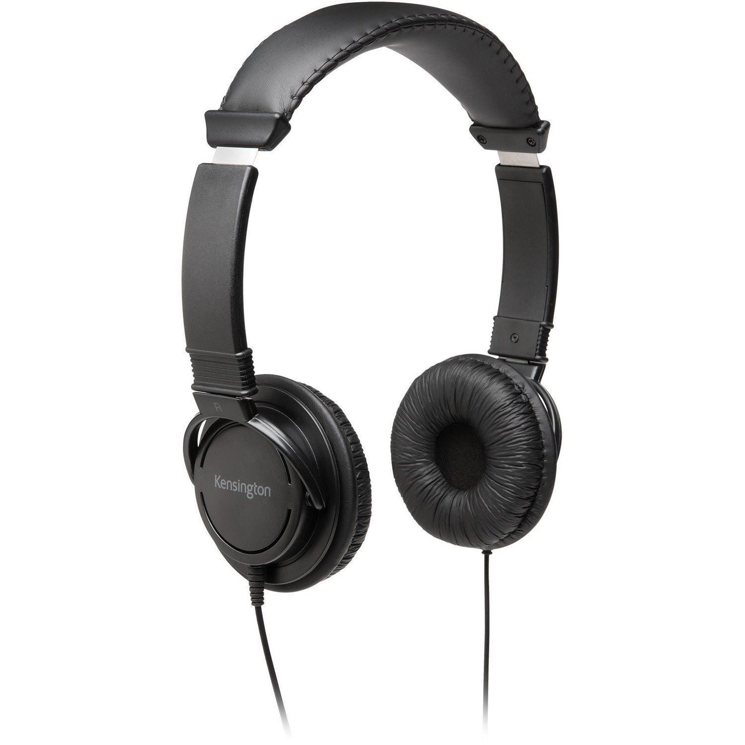 Kensington Wired Over-the-head Binaural Stereo Headphone - Black - 1 Each