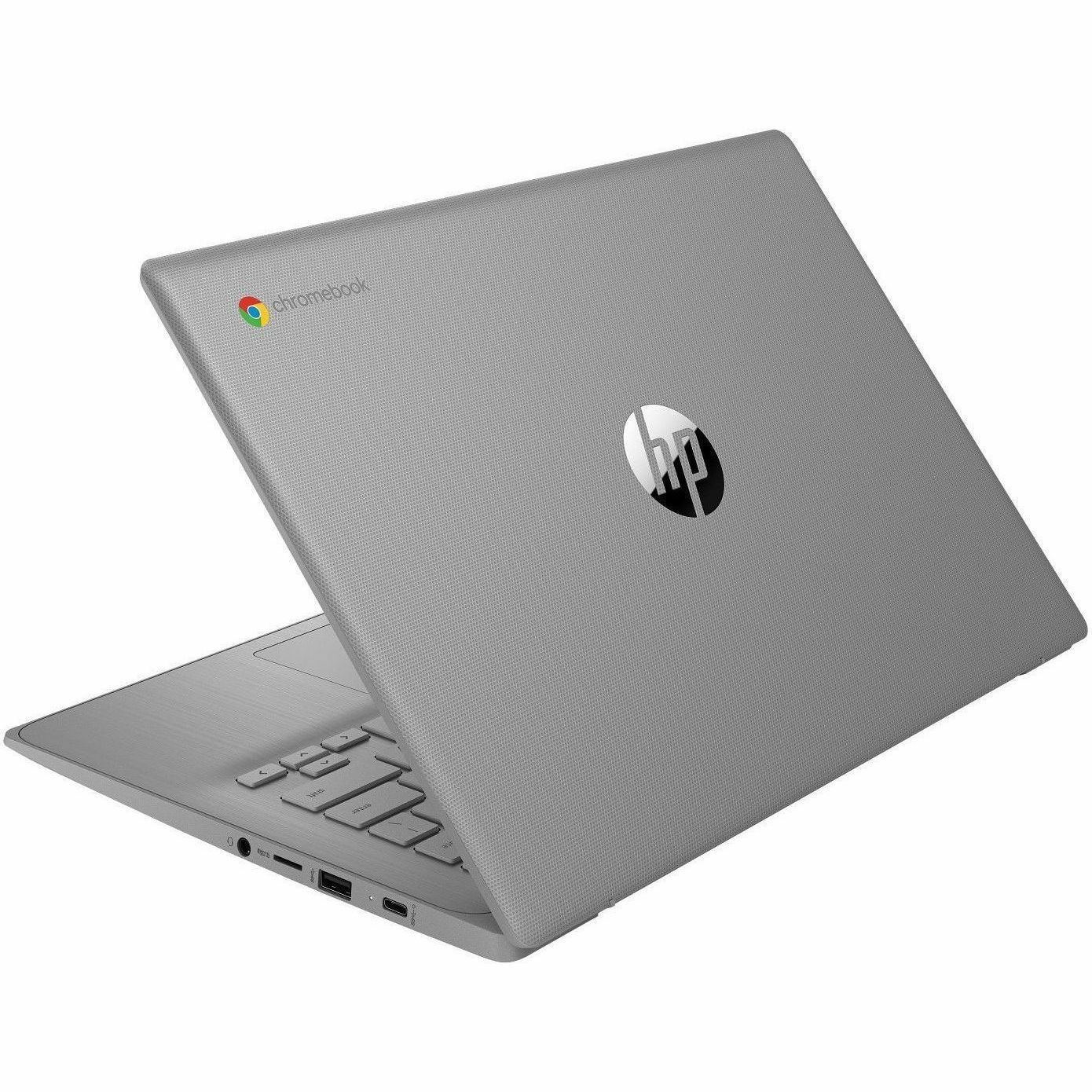 HP 14a-ne1000 14a-ne1000ca 14" Chromebook - HD - Intel Celeron N4500 - 4 GB - 64 GB Flash Memory - Modern Gray