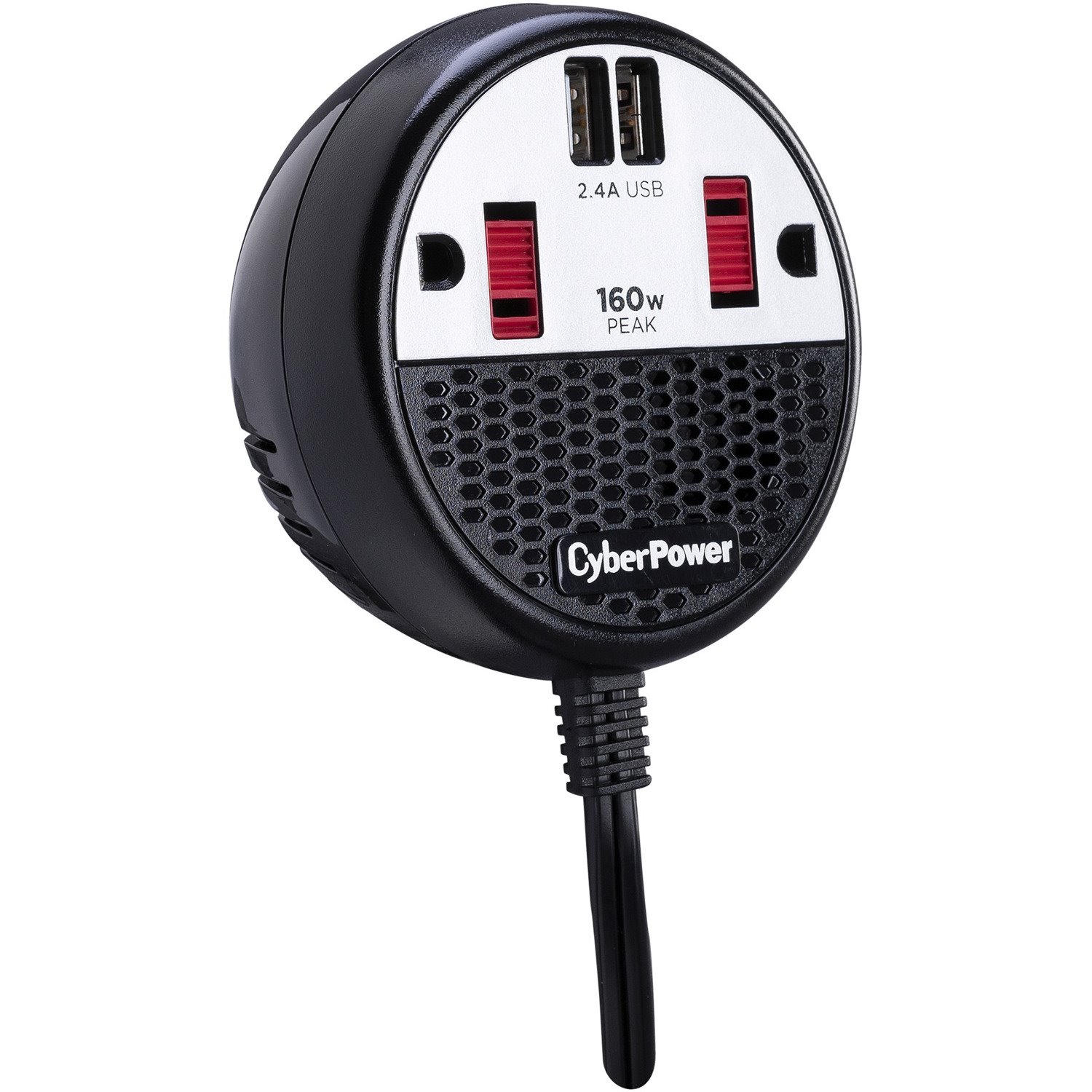 CyberPower CPS160PPB2U 160 W Power Inverter Black