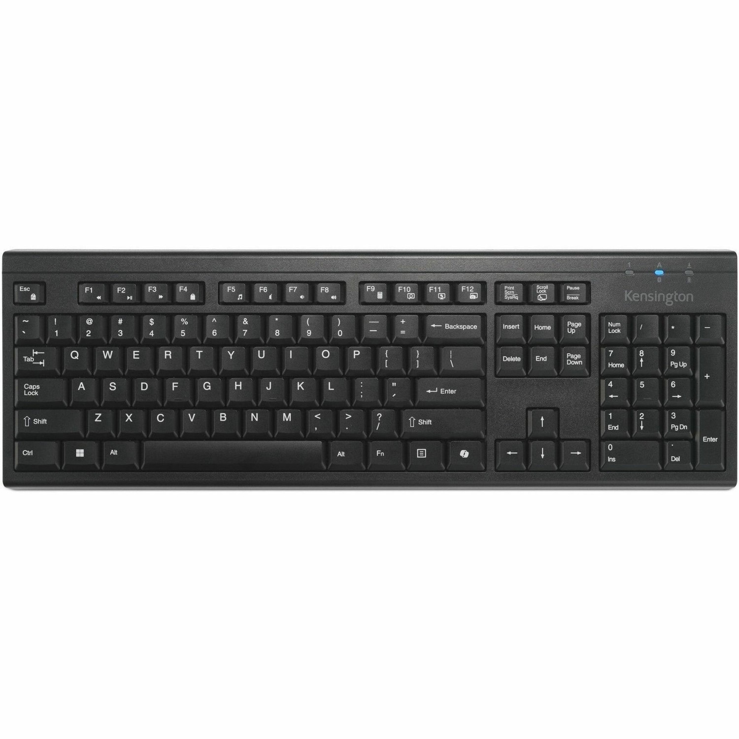 Kensington KB270 Keyboard - Full-size - Wireless Connectivity - USB Type A Interface - Black