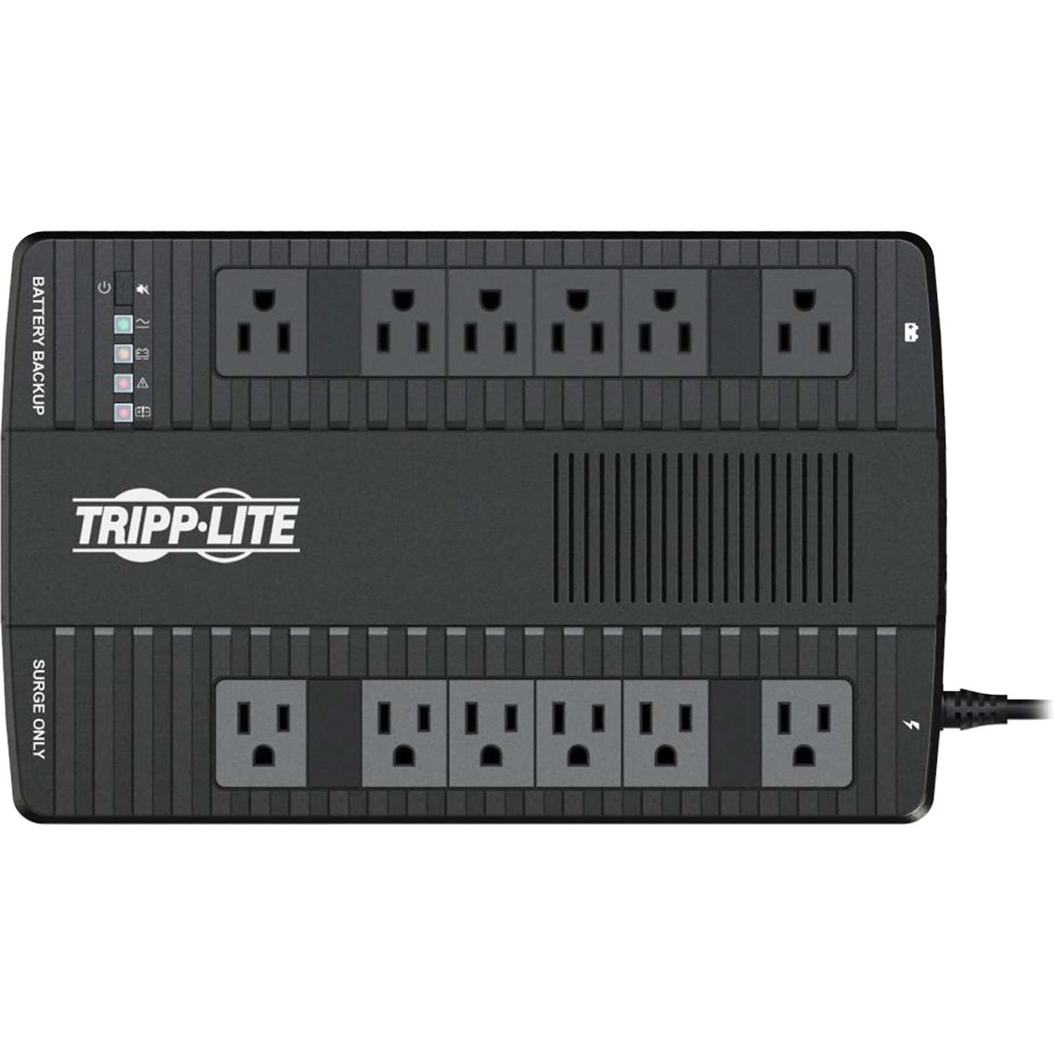 Eaton Tripp Lite Series 750VA 460W 120V Line-Interactive UPS - 12 NEMA 5-15R Outlets, Double-Boost AVR, USB, Desktop/Wall-Mount