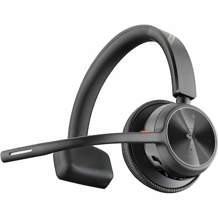 Poly Voyager 4300 UC 4310-M Wireless Over-the-head, On-ear Mono Headset - Black