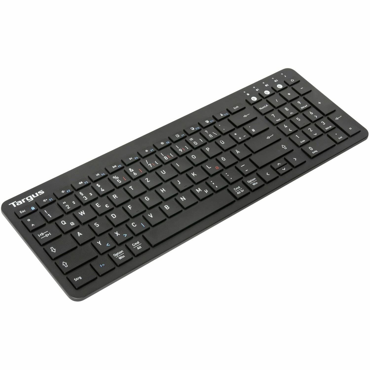 Targus Midsize Multi-Device Bluetooth&reg; Antimicrobial Keyboard, Spanish