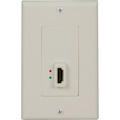 Tripp Lite by Eaton HDMI Display-Side Wallplate with Active Signal Booster, White (F/F)