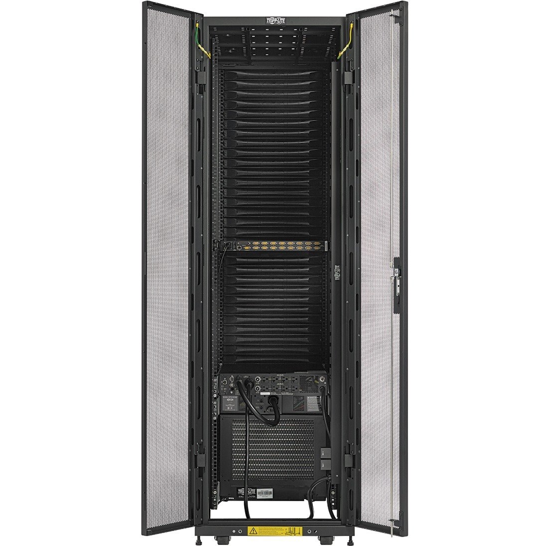 Tripp Lite by Eaton EdgeReady&trade; Micro Data Center - 38U, (2) 3 kVA UPS Systems (N+N), Network Management and Dual PDUs, 120V Kit