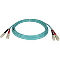 Eaton Tripp Lite Series 10Gb Duplex Multimode 50/125 OM3 LSZH Fiber Patch Cable (SC/SC) - Aqua, 10M (33 ft.)