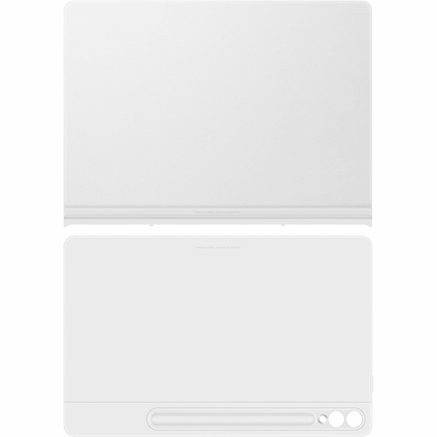 Samsung Carrying Case (Book Fold) Samsung Galaxy Tab S9+ Tablet, Stylus - White