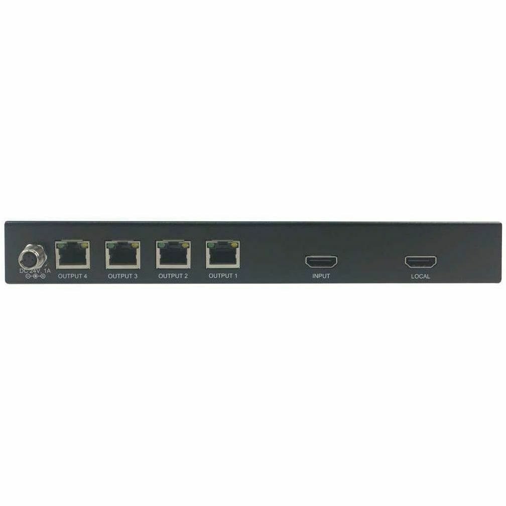 Eaton Tripp Lite Series 1x4 HDMI over Cat6 Splitter for Medical Applications, 4K 60 Hz, HDR, 4:4:4, PoC, 230 ft. (70 m), TAA