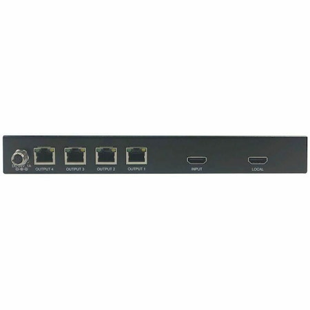 Eaton Tripp Lite Series 1x4 HDMI over Cat6 Splitter for Medical Applications, 4K 60 Hz, HDR, 4:4:4, PoC, 50-230 ft. (15-70 m), TAA