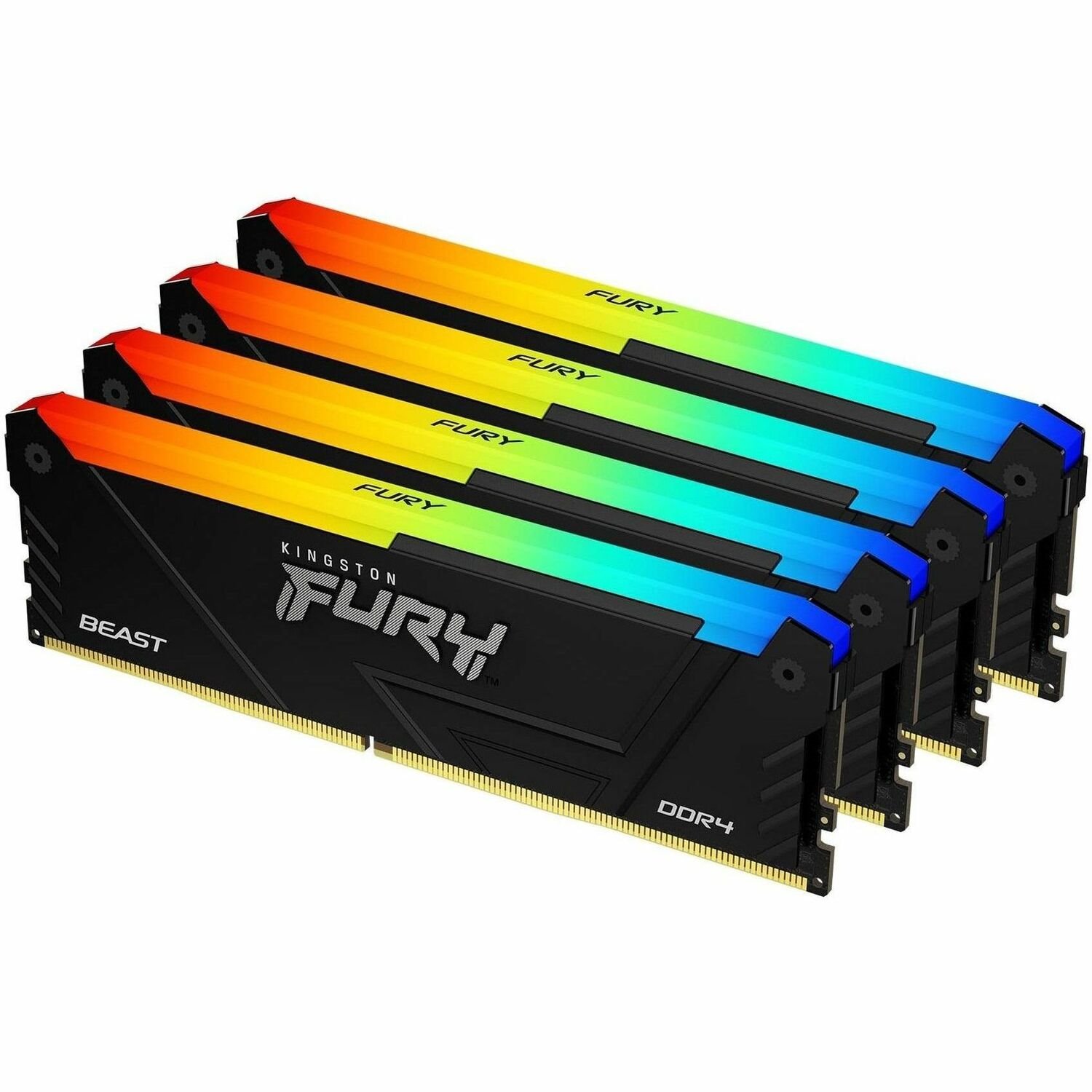 Kingston FURY Beast 64GB (4 x 16GB) DDR4 SDRAM Memory Kit