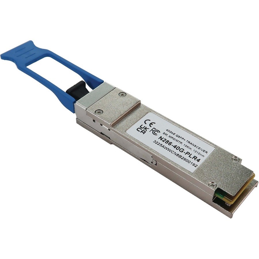 Eaton Tripp Lite Series Cisco-Compatible QSFP+ Transceiver - 40GBase-PLR4, Singlemode MPO/MTP, 1310 nm, 10 km (6.2 mi.)