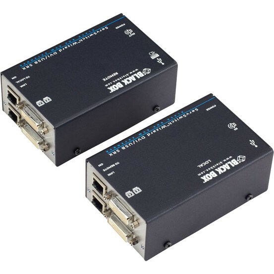 Black Box ServSwitch Wizard SRX DVI-D/USB Extender, Dual-Head - Thumbnail 5