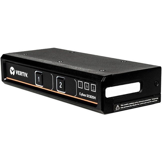 Vertiv Cybex SC820H Secure KVM | Single Head | 2 Port | HDMI 1.4 | NIAP | 4K UHD