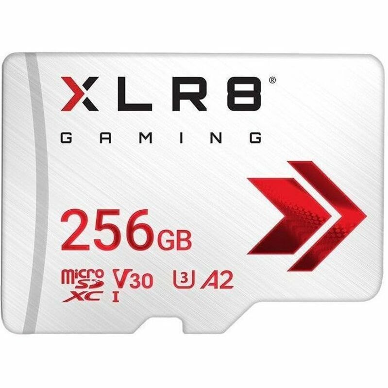 PNY XLR8 256 GB Class 10/UHS-I (U3) V30 microSDXC - 1