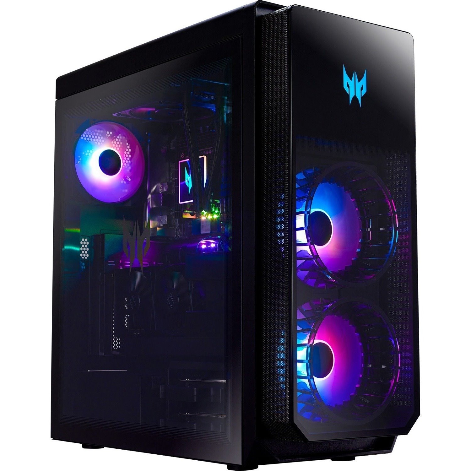 Acer Predator PO7-640 PO7-640-UR11 Gaming Desktop Computer - Intel Core i7 12th Gen i7-12700K - 32 GB - 2 TB HDD - 1 TB SSD