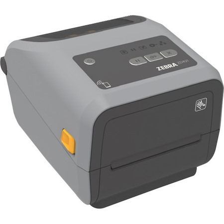 Zebra ZD421c Desktop Thermal Transfer Printer - Monochrome - Label/Receipt Print - USB - USB Host - Bluetooth - Wireless LAN - Near Field Communication (NFC) - US