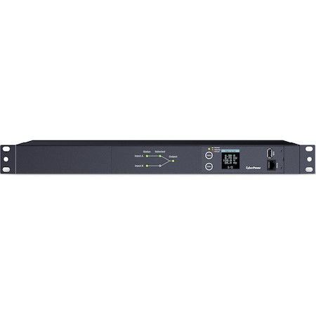 CyberPower PDU24001 Single Phase 100 - 120 VAC 15A Metered ATS PDU