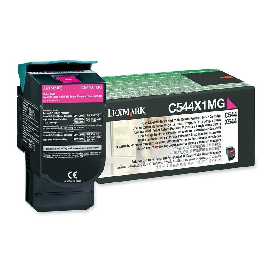 Lexmark Original Extra High Yield Laser Toner Cartridge - Magenta - 1 Each