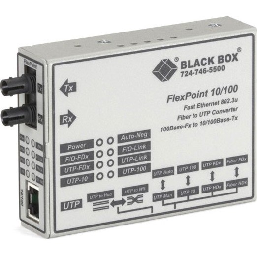 Black Box FlexPoint LMC100A-R3 Transceiver/Media Converter