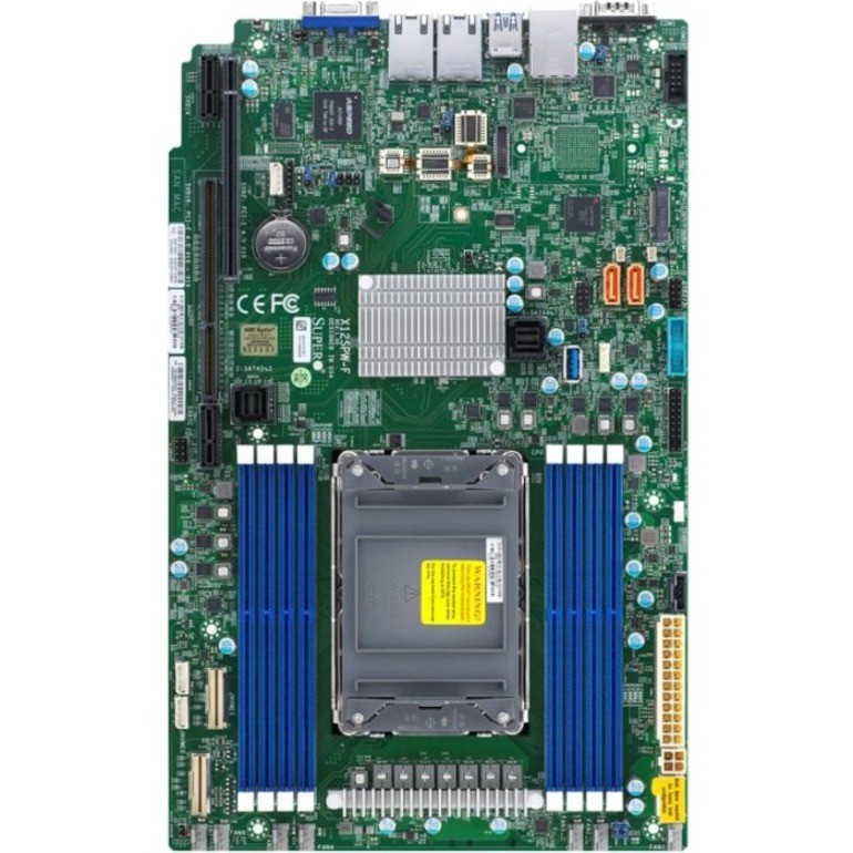 Supermicro X12SPW-F Server Motherboard - Intel C621A Chipset - Socket LGA-4189 - Intel Optane Memory Ready - Proprietary Form Factor