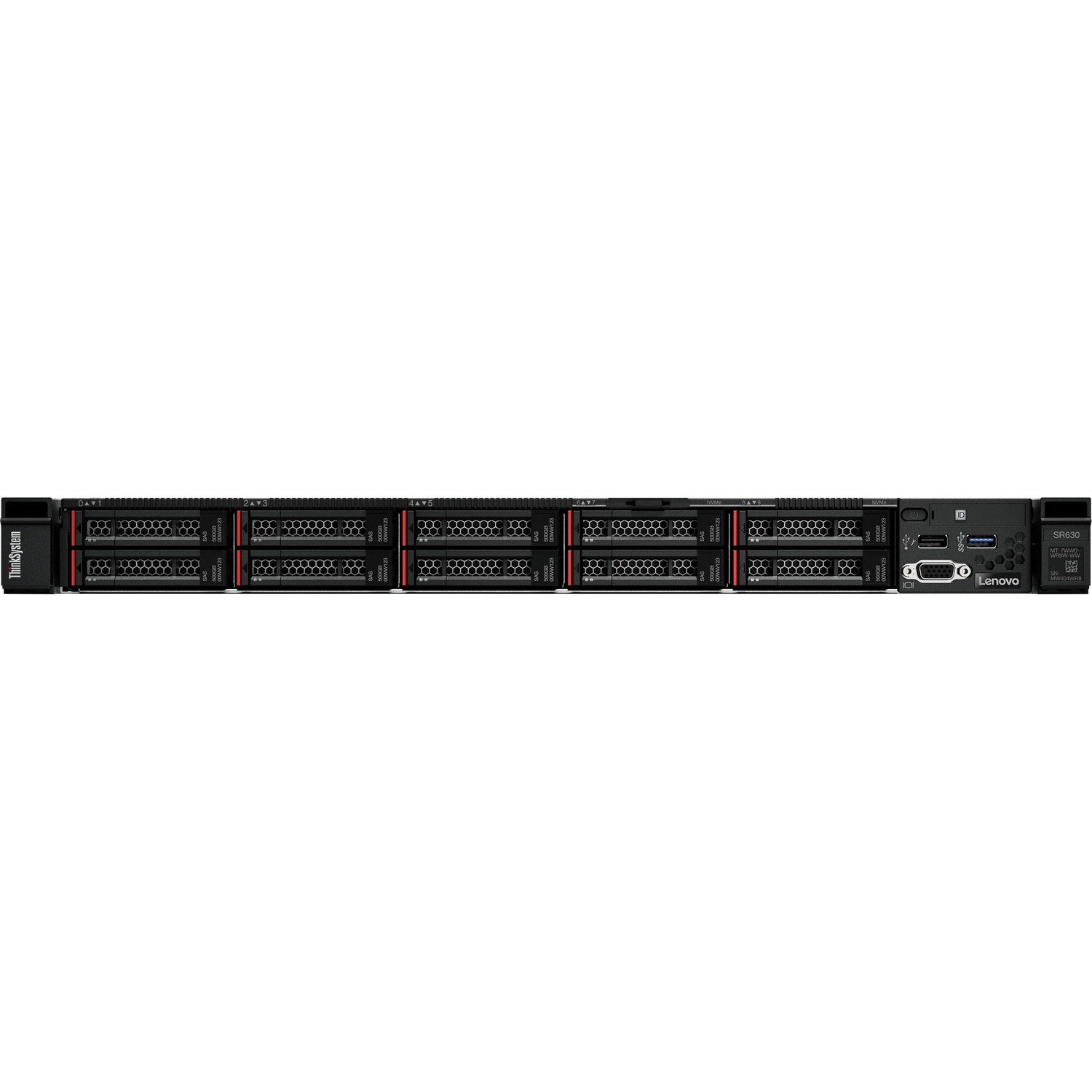 Lenovo ThinkSystem SR630 7X02A056AU 1U Rack Server - 1 Xeon Silver 4114 2.20 GHz - 16 GB RAM - 12Gb/s SAS, Serial ATA/600 Controller