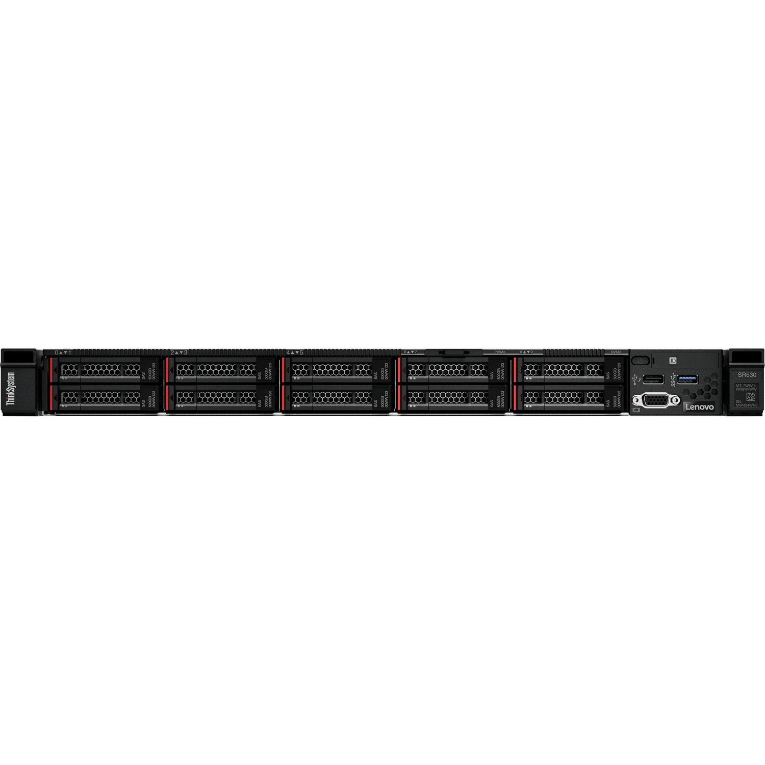 Lenovo ThinkSystem SR630 7X02A056AU 1U Rack Server - 1 Xeon Silver 4114 2.20 GHz - 16 GB RAM - 12Gb/s SAS, Serial ATA/600 Controller