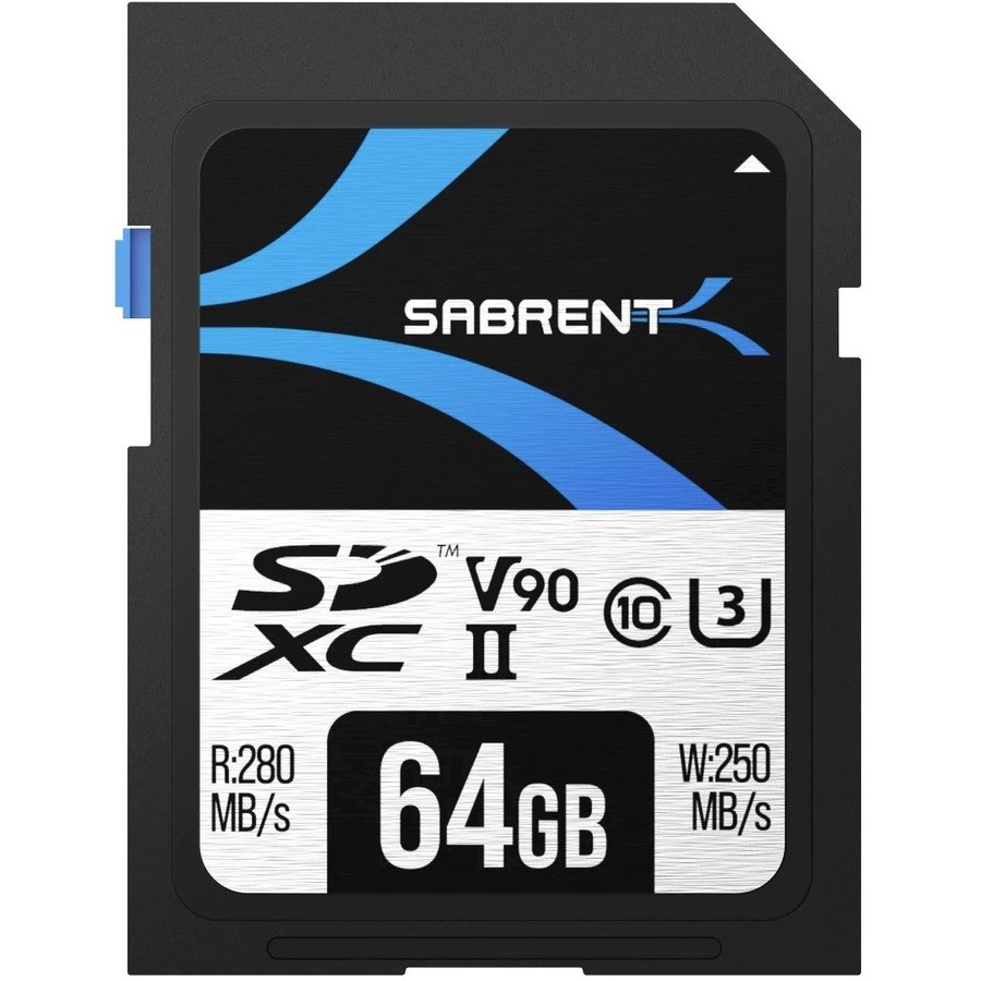 Sabrent Rocket 64 GB Class 3/UHS-II (U3) V90 SDXC