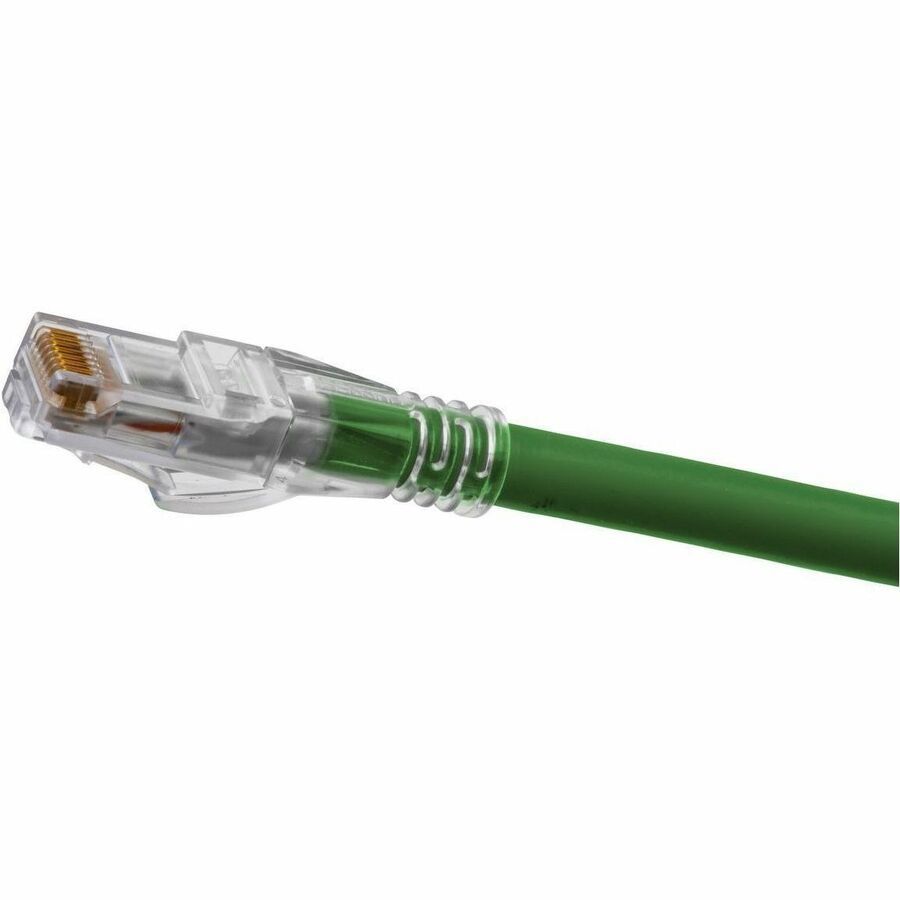 Hubbell Premise Wiring Copper Solutions, Patch Cords, Ascent, Cat6A, Slim, 40' Length, Green