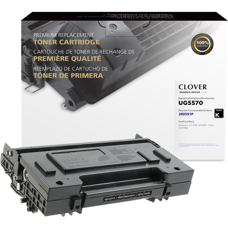 Clover Technologies Remanufactured MICR Laser Toner Cartridge UG-5570 - Black - 1 Pack