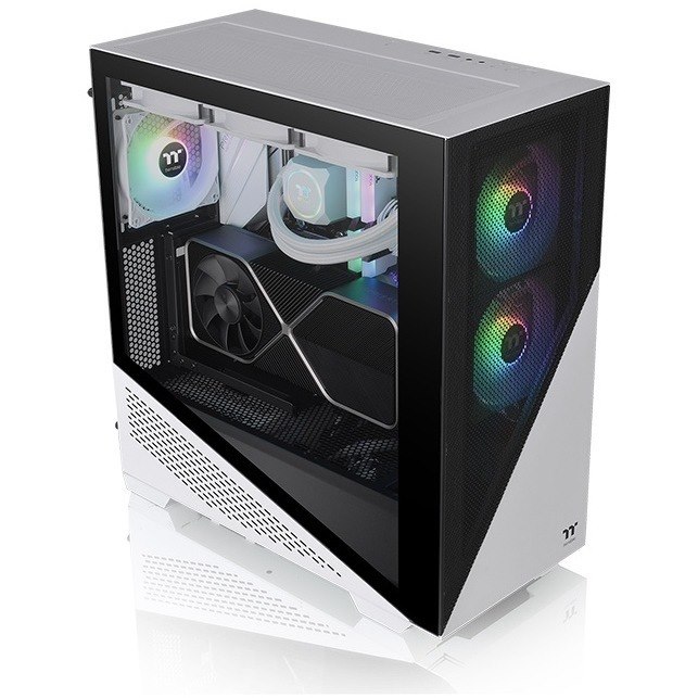 Thermaltake Divider 370 TG Snow ARGB Mid Tower Chassis