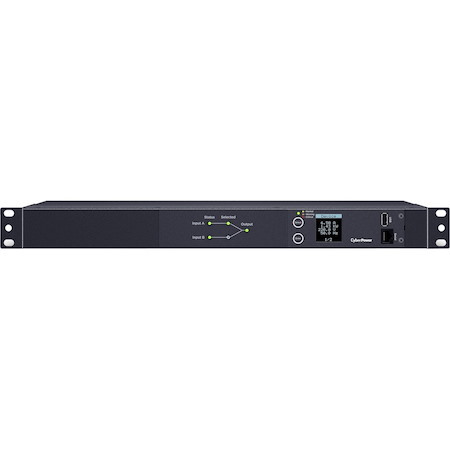 CyberPower PDU24006 Single Phase 240 - 200 VAC 20A Metered ATS PDU