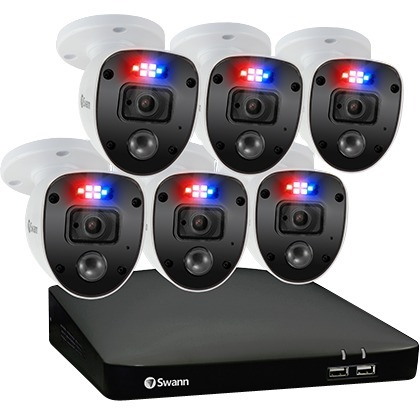 Swann Enforcer SWDVK-846806SL 8 Channel Night Vision Wired Video Surveillance System 1 TB HDD