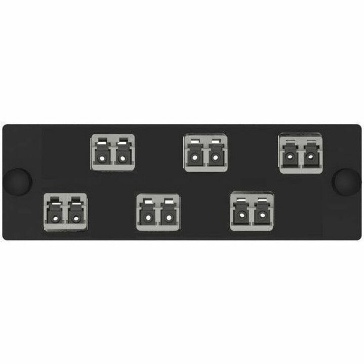 Panduit Opticom&reg; Keyed P-Keyed White/Non-Keyed FAP, OM4, 6 LC Duplex