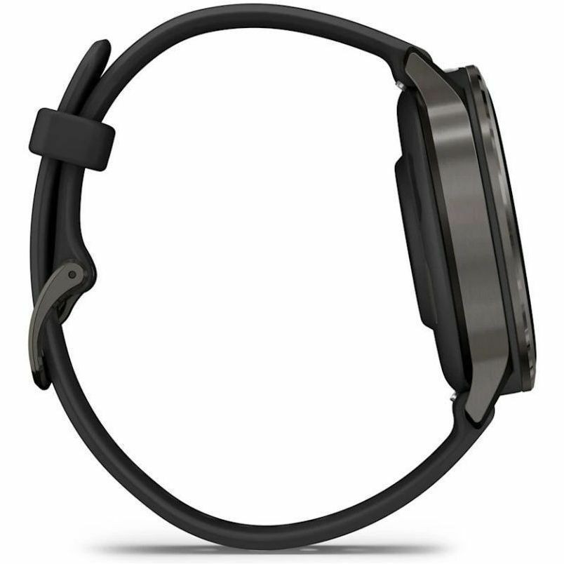 Garmin Venu 4 - 41 mm Slate with Black Silicone Band