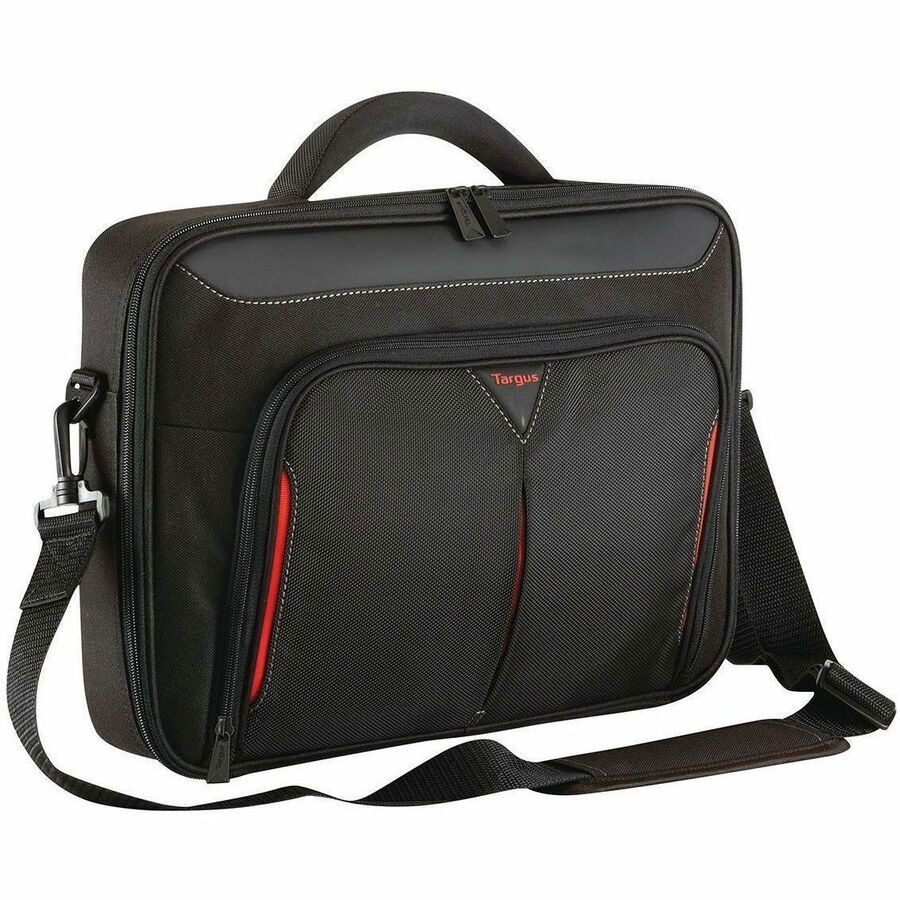 Targus Classic EcoSmart CN414GL Carrying Case (Briefcase) for 33 cm (13") to 35.6 cm (14") Notebook - Black - TAA Compliant