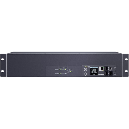 CyberPower PDU44003 Single Phase 100 - 120 VAC 30A Switched ATS PDU