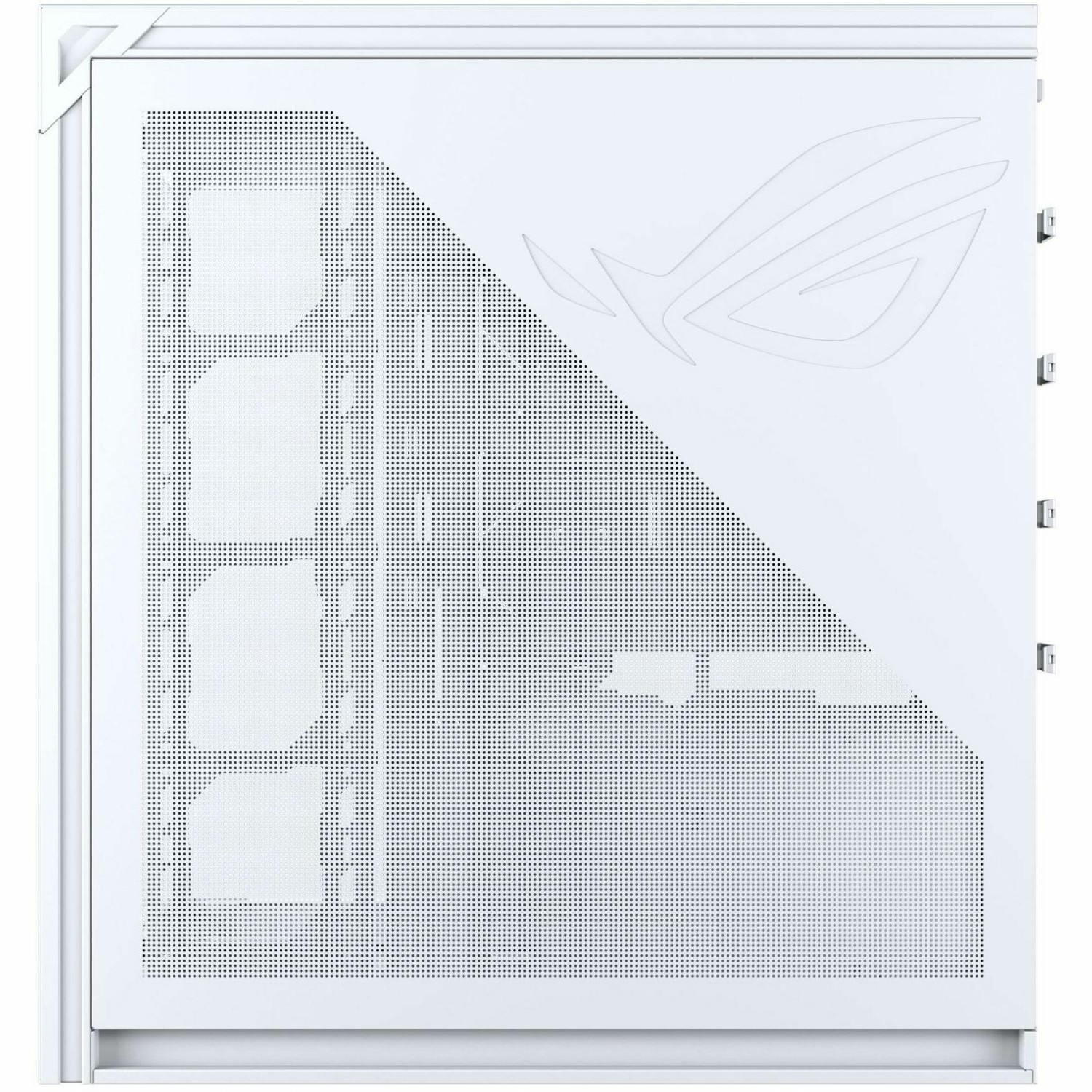 Asus ROG ROG Cronox ARGB White Edition Gaming Computer Case - EATX, ATX Motherboard Supported - Mid-tower - Tempered Glass, Aluminium - White