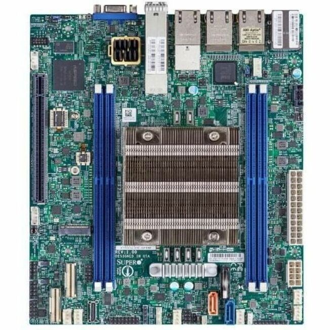 Supermicro X12SDV-16C-SPT8F Server Motherboard - Intel Chipset - Socket BGA-2579 - Micro ATX
