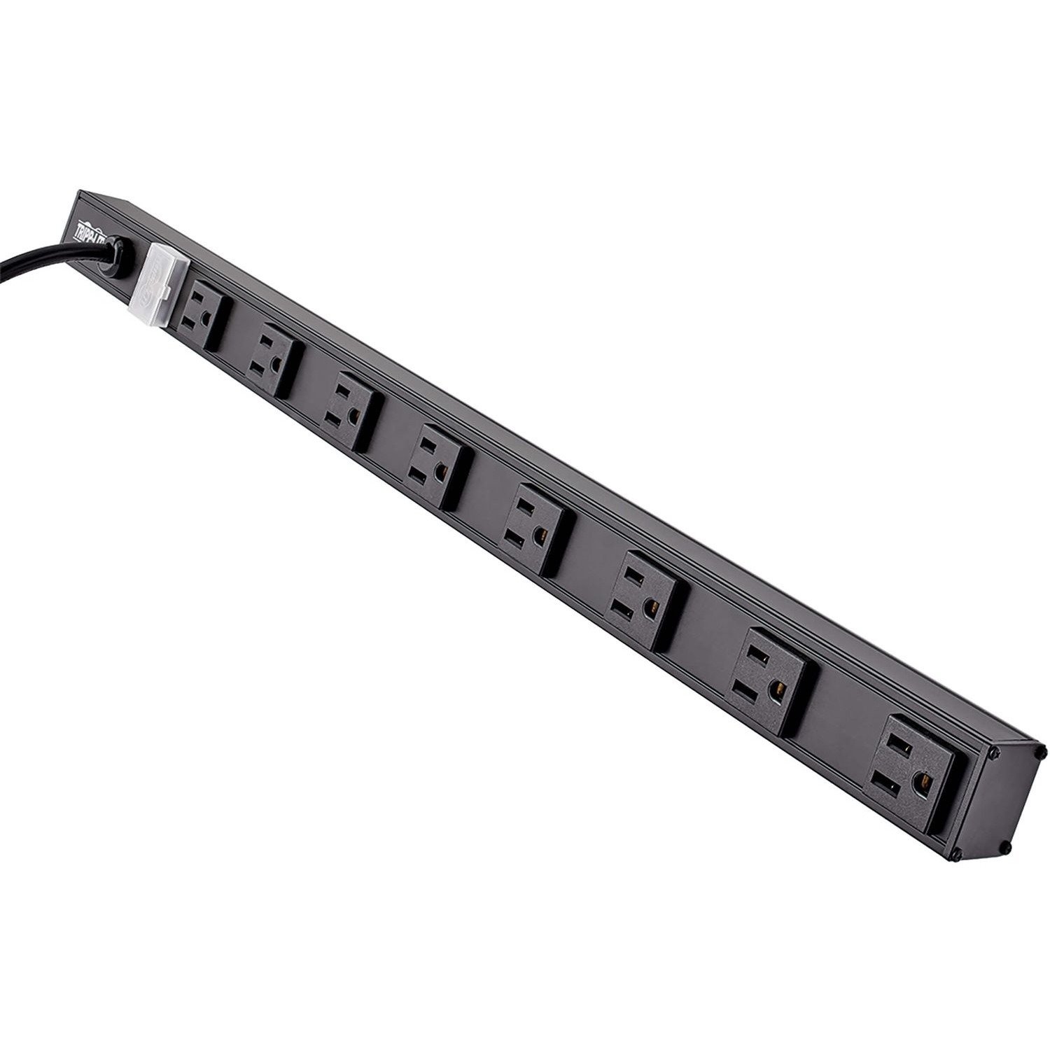 Eaton Tripp Lite Series 8-Outlet Vertical Power Strip, 120V, 15A, NEMA 5-15P, 15 ft. (4.57 m) Cord, 24 in., Black Housing