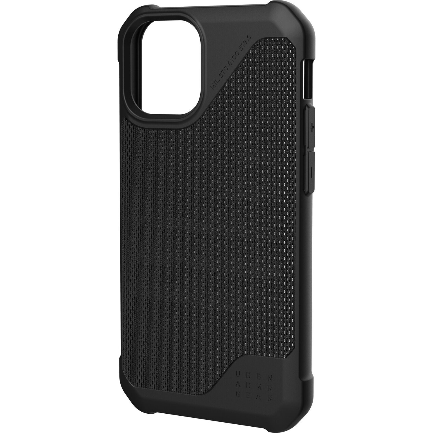 Urban Armor Gear Metropolis LT Series iPhone 12 Mini 5G Case - FIBR ARMR Black