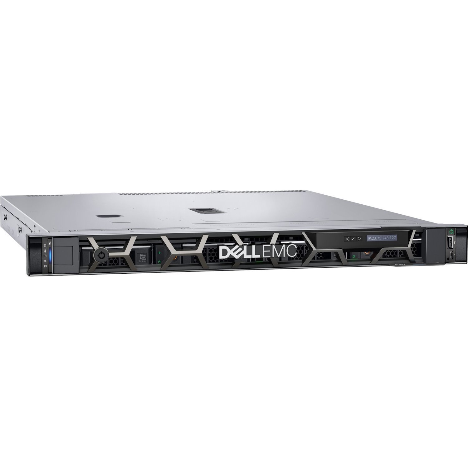 Dell EMC PowerEdge R250 1U Rack Server - 1 x Intel Xeon E-2334 3.40 GHz - 16 GB RAM - 2 TB HDD - (1 x 2TB) HDD Configuration - 12Gb/s SAS Controller