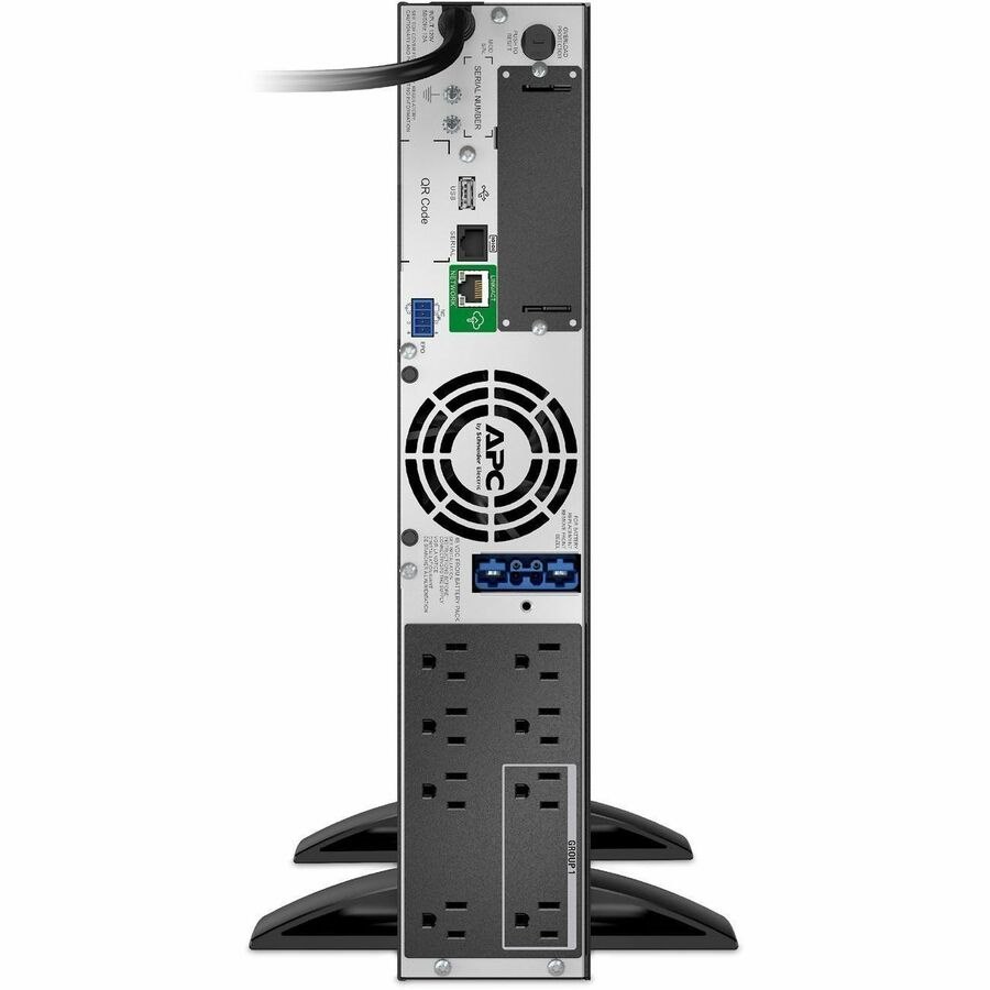 APC Smart-UPS X, Line Interactive, 750VA, Rack/tower convertible 2U, 120V, 8x 5-15R NEMA, SmartConnect port, Extended runtime [TAA]