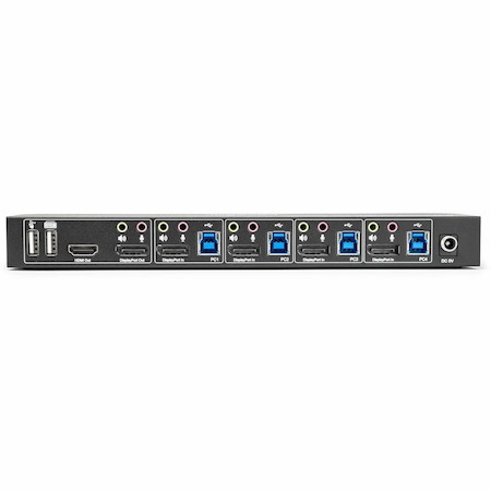 Rocstor SolidKVM SK04 DisplayPort 1.4 and USB 3.0 4×1 KVM Switch