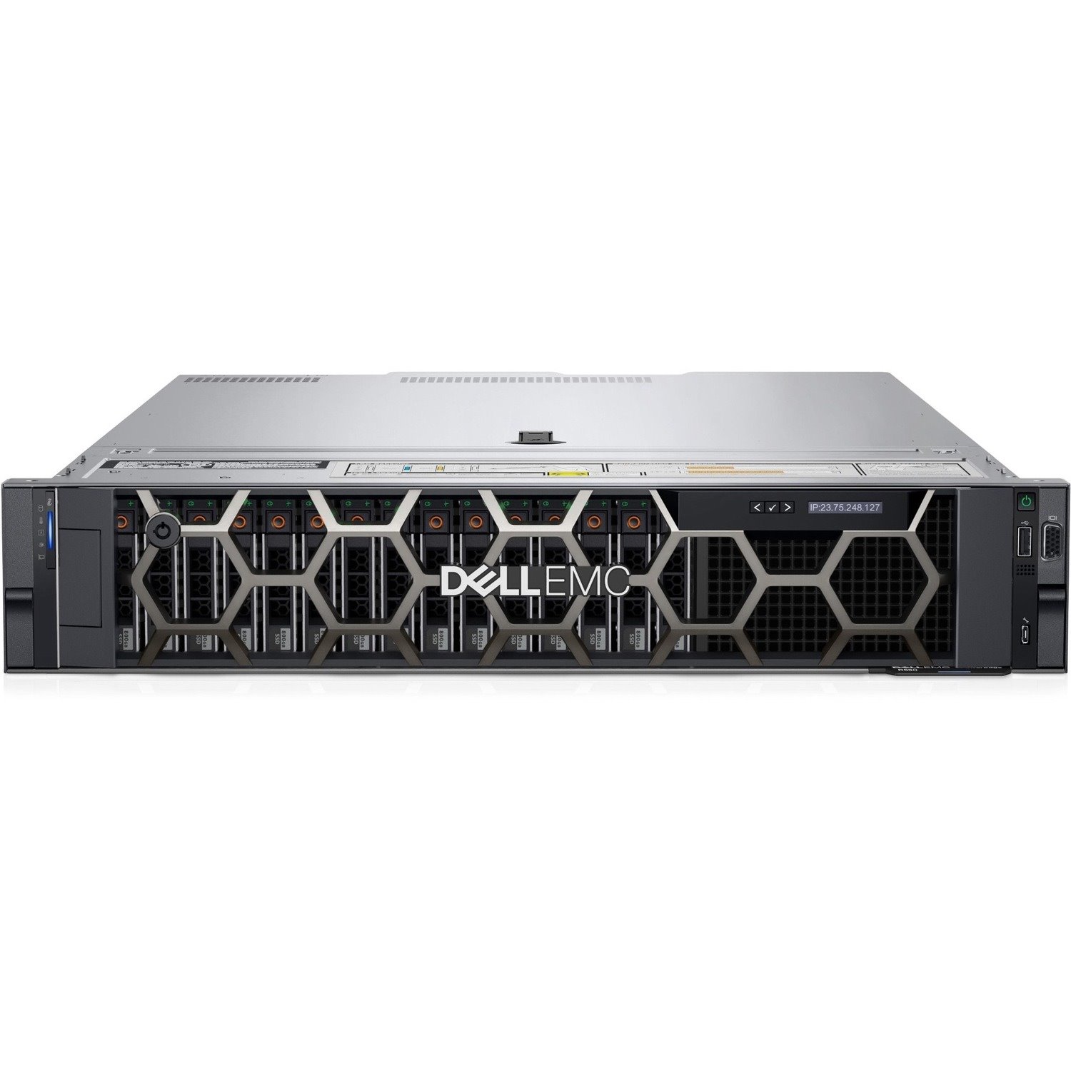 Dell EMC PowerEdge R550 2U Rack-mountable Server - 1 Xeon Silver 4310 2.10 GHz - 16 GB RAM - 480 GB SSD - (1 x 480GB) SSD Configuration - Serial Attached SCSI (SAS), Serial ATA Controller