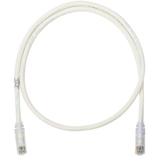 Panduit Netkey Copper Patch Cord, Category 6, 20 ft., Off White UTP Cable