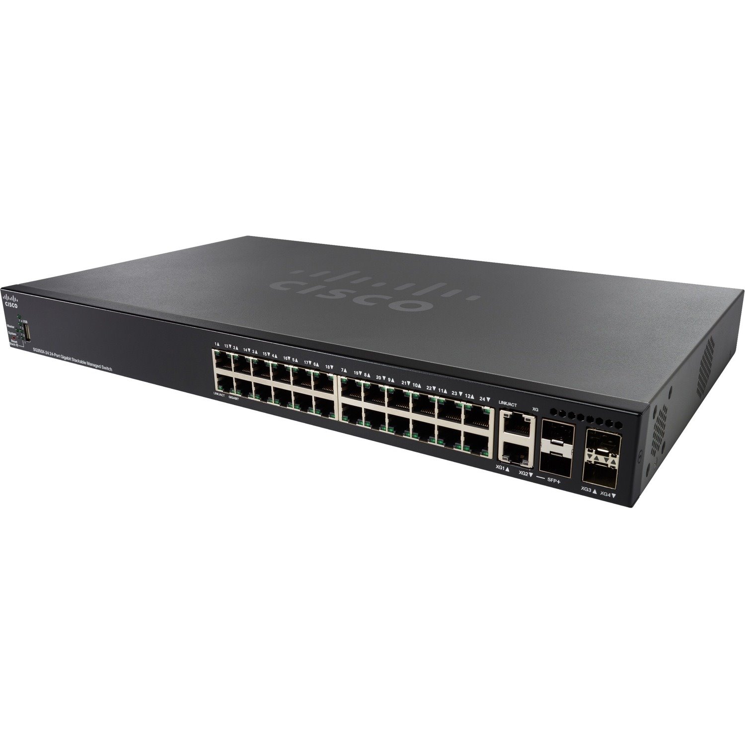 Cisco 350X SG350X-24P 24 Ports Manageable Layer 3 Switch - Gigabit Ethernet - 10/100/1000Base-T